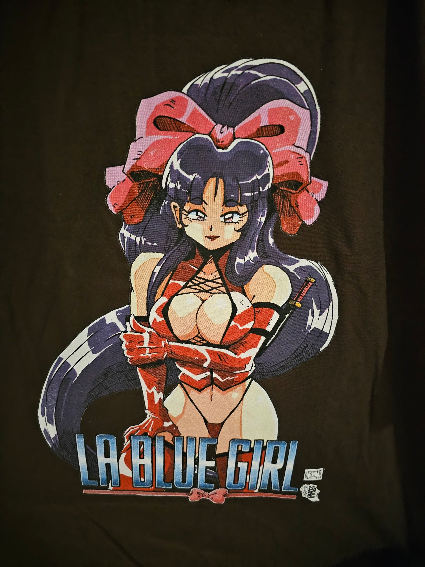 L La Blue Tee