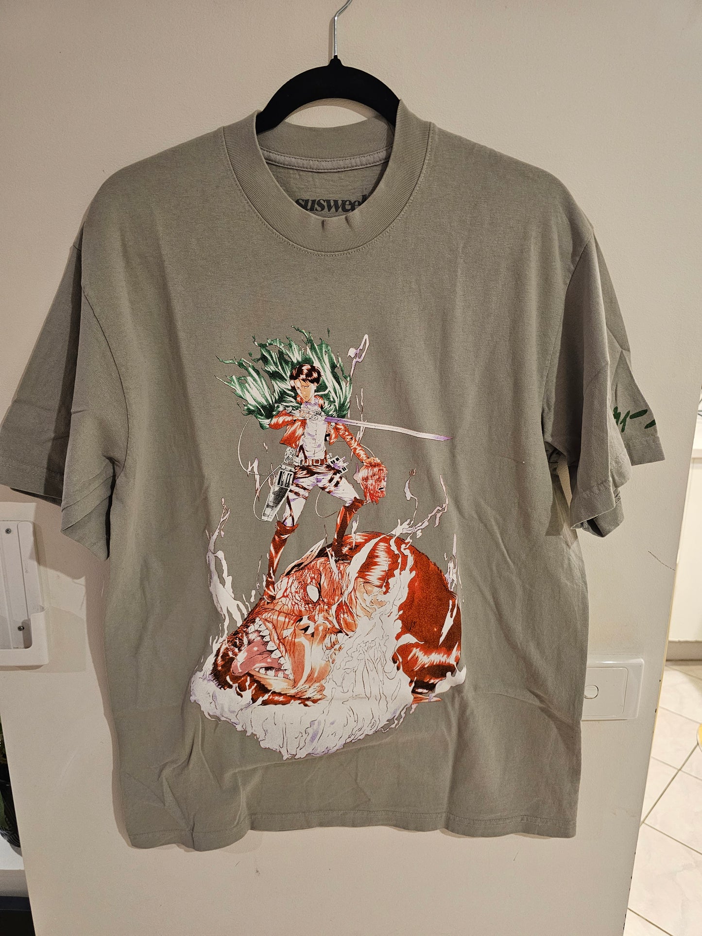 M Cleaning Guy With Monkey Tee